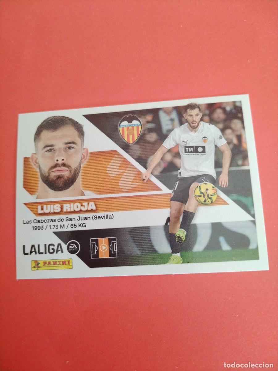 Cromos de f&uacute;tbol: ESTE 2026 2027 VALENCIA CF N 14 - LUIS RIOJA