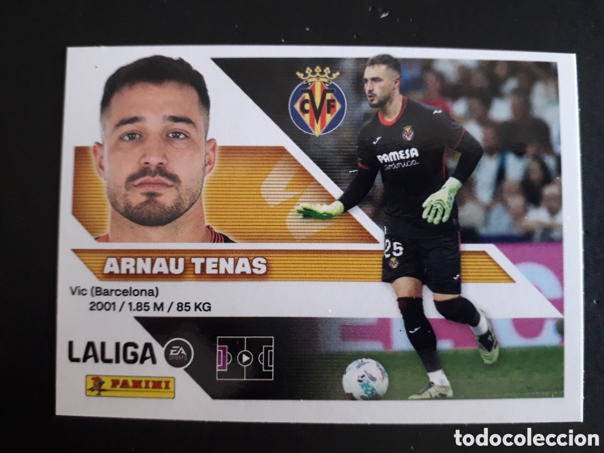 Figurine di Calcio: ARNAU TENAS VILLARREAL N&deg; 4 ED ESTE 2026 2027 26 27 SIN PEGAR PEDIDO M&Iacute;NIMO 3&euro;
