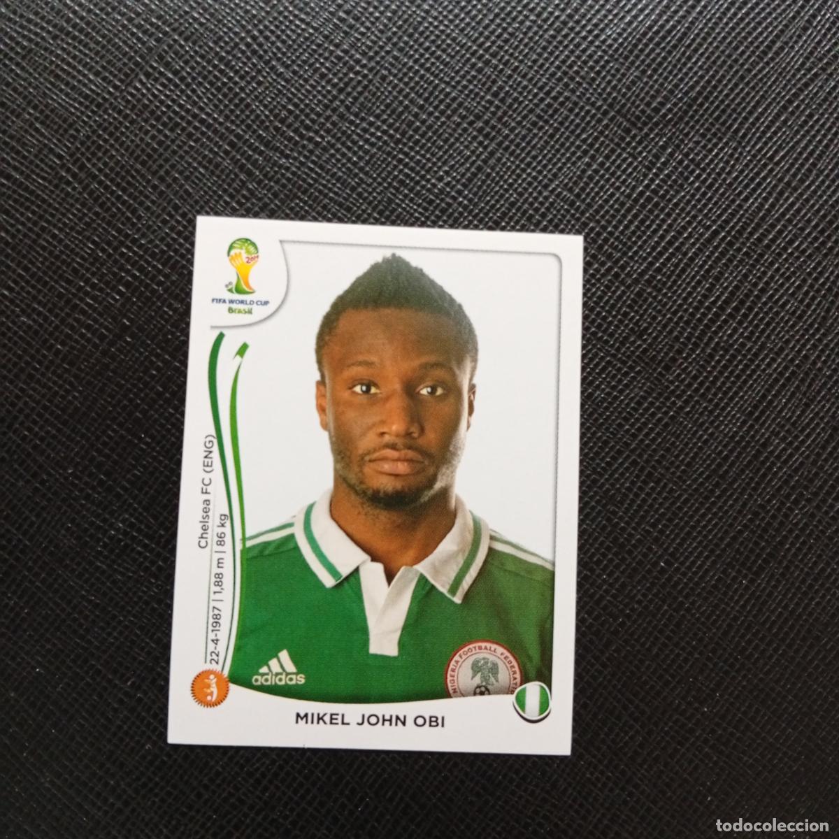 Figurine di Calcio: 479 MIKEL JOHN OBI NIGERIA PANINI MUNDIAL BRASIL 2014 CROMO FUTBOL 14 - SIN PEGAR - CJ1