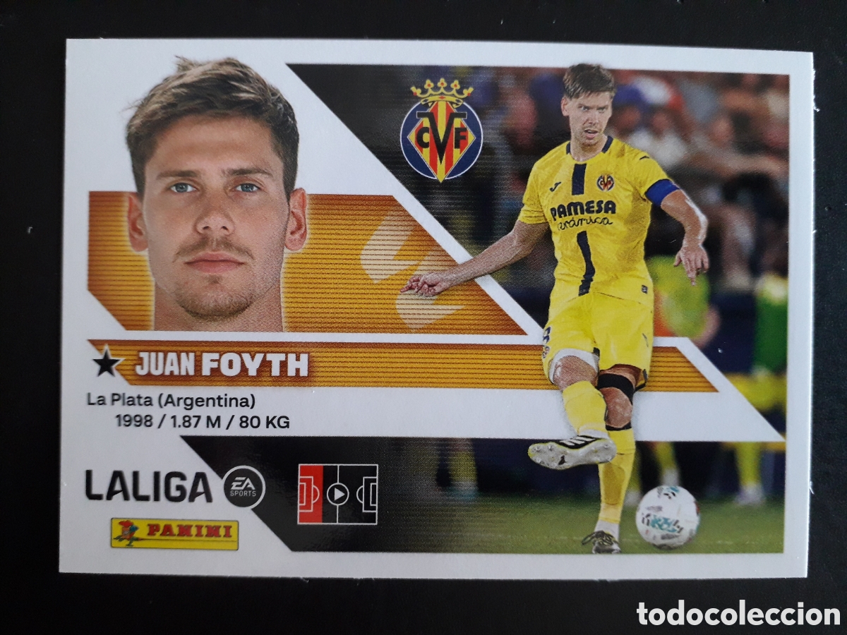 Cromos de Futebol: FOYTH VILLARREAL N&deg; 7A ED ESTE 2026 2027 26 27 SIN PEGAR PEDIDO M&Iacute;NIMO 3&euro;