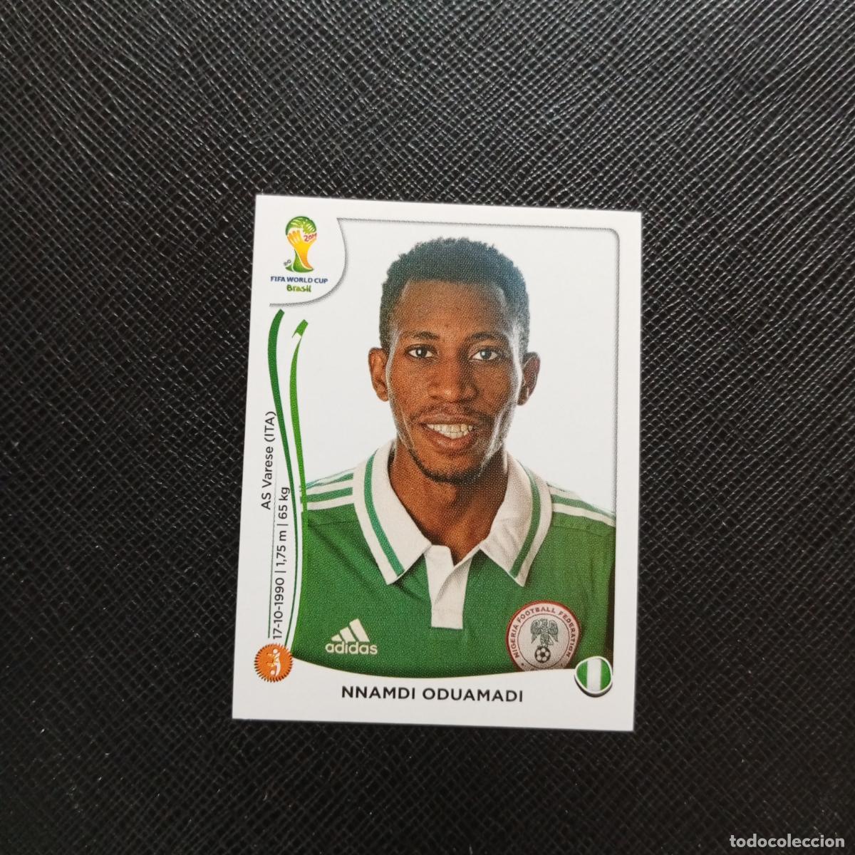 Cromos de Futebol: 483 NNAMDI ODUAMADI NIGERIA PANINI MUNDIAL BRASIL 2014 CROMO FUTBOL 14 - SIN PEGAR - CJ1