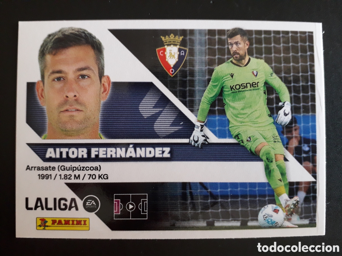 Cromos de Futebol: AITOR FERN&Aacute;NDEZ OSASUNA N&deg; 4 ED ESTE 2026 2027 26 27 SIN PEGAR PEDIDO M&Iacute;NIMO 3&euro;.