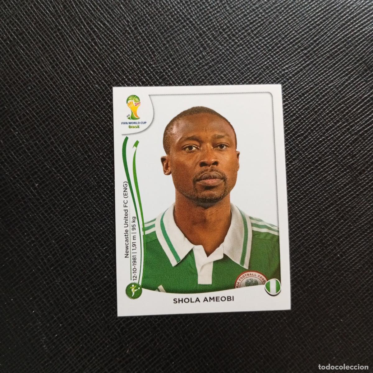 Cromos de Futebol: 486 SHOLA AMEOBI NIGERIA PANINI MUNDIAL BRASIL 2014 CROMO FUTBOL 14 - SIN PEGAR - CJ1