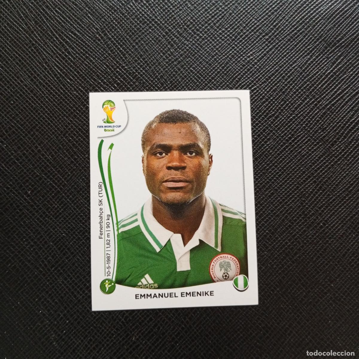 Cromos de Futebol: 487 EMENIKE NIGERIA PANINI MUNDIAL BRASIL 2014 CROMO FUTBOL 14 - SIN PEGAR - CJ1