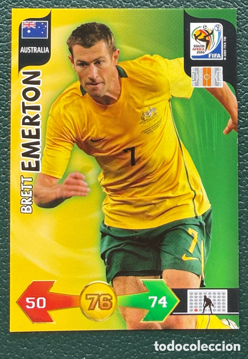 Cromos de Futebol: BRETT EMERTON AUSTRALIA FICHAS ALBUM ADRENALYN XL MUNDIAL SOUTH AFRICA 2010