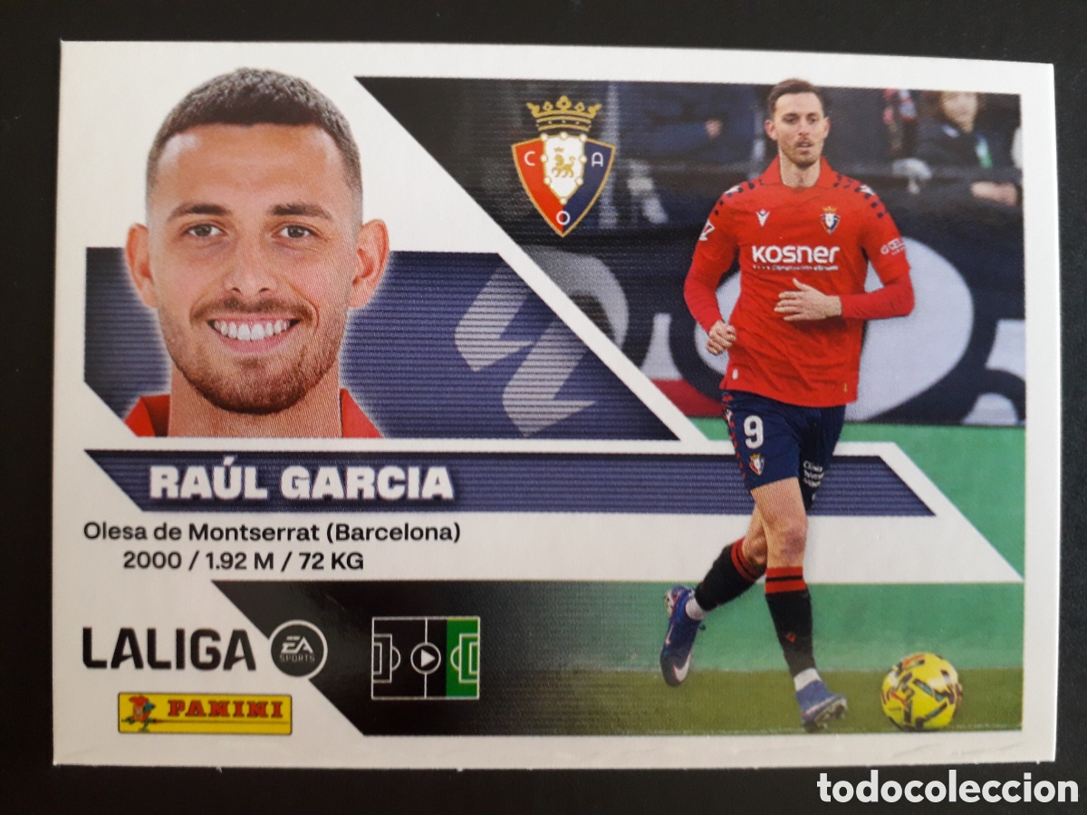 Cromos de Futebol: RA&Uacute;L GARC&Iacute;A OSASUNA N&deg; 18 ED ESTE 2026 2027 26 27 SIN PEGAR PEDIDO M&Iacute;NIMO 3&euro;