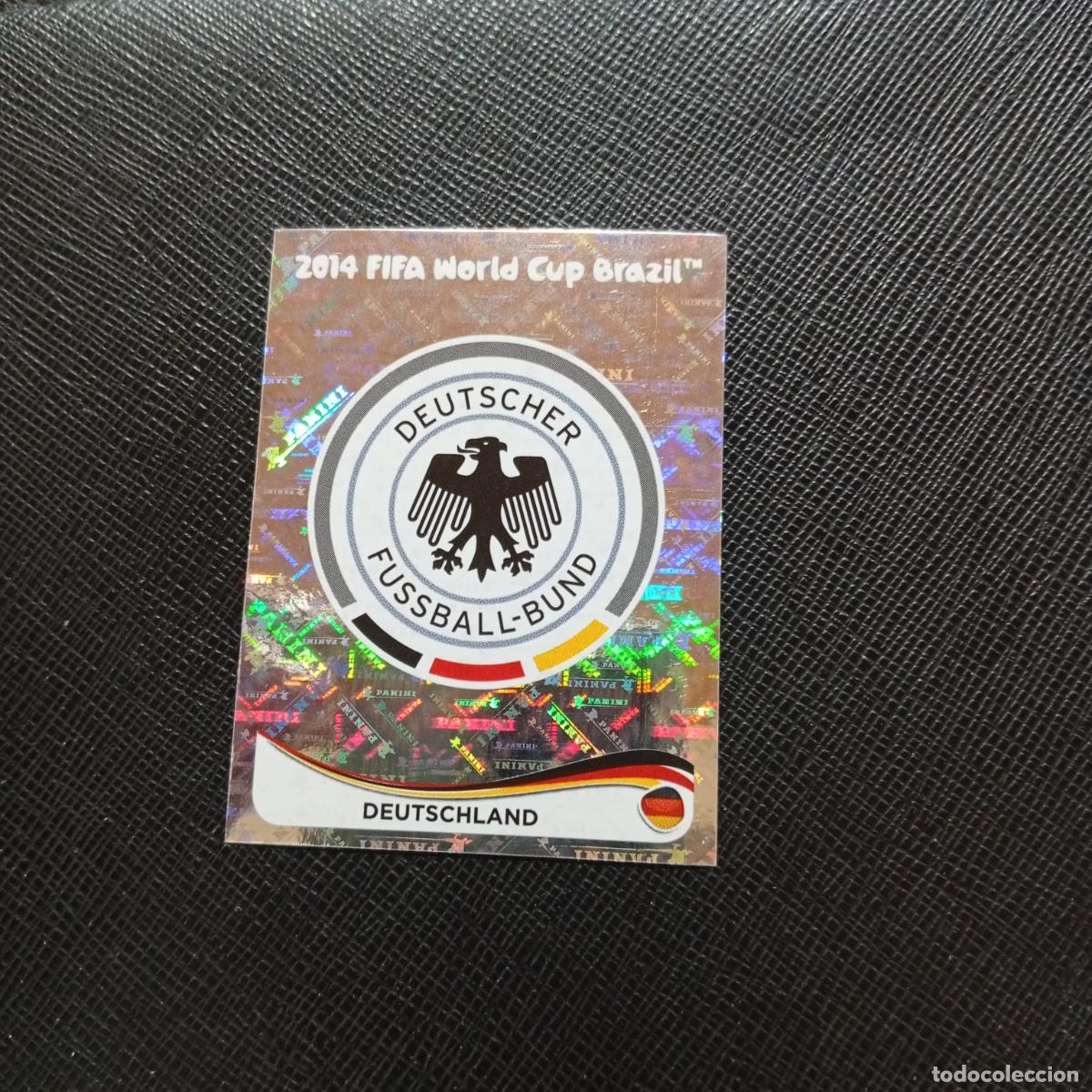 Fu&szlig;ball-Sticker: 488 ESCUDO ALEMANIA PANINI MUNDIAL BRASIL 2014 CROMO FUTBOL 14 - SIN PEGAR - CJ1