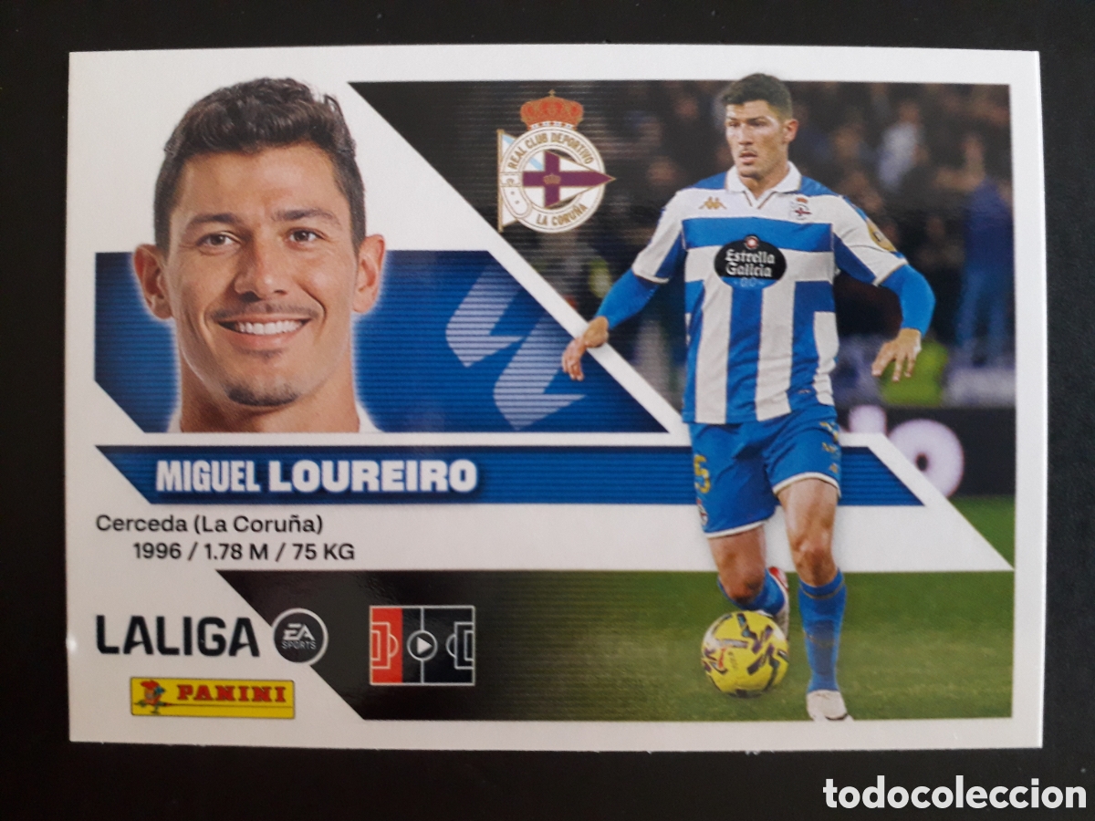 Fu&szlig;ball-Sticker: LOUREIRO DEPORTIVO DE LA CORU&Ntilde;A N&deg; 6 ED ESTE 2026 2027 26 27 SIN PEGAR PEDIDO M&Iacute;NIMO 3&euro;