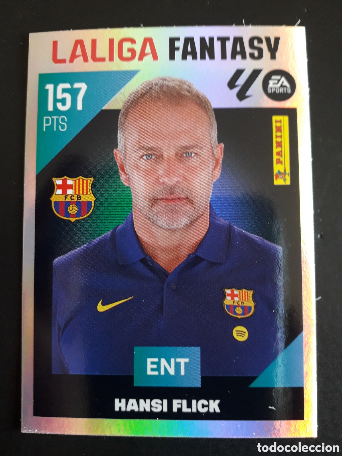 Football Stickers: HANSI FLICK, FC BARCELONA LALIGA FANTASY N&deg; 1 ED ESTE 2026 2027 26 27 SIN PEGAR PEDIDO M&Iacute;NIMO 3&euro;
