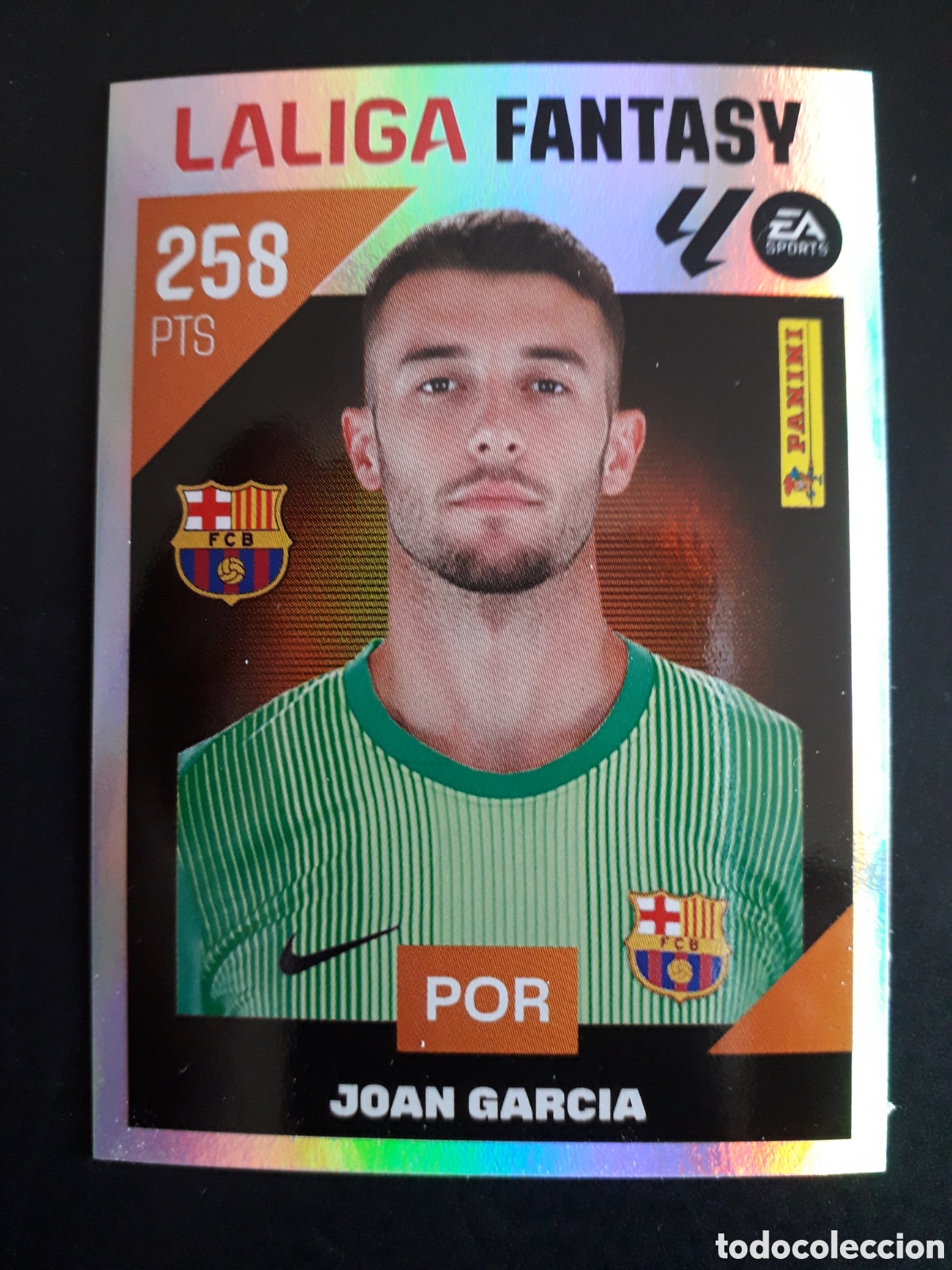 Football Stickers: JOAN GARC&Iacute;A FC BARCELONA LALIGA FANTASY N&deg; 2 ED ESTE 2026 2027 26 27 SIN PEGAR PEDIDO M&Iacute;NIMO 3&euro;
