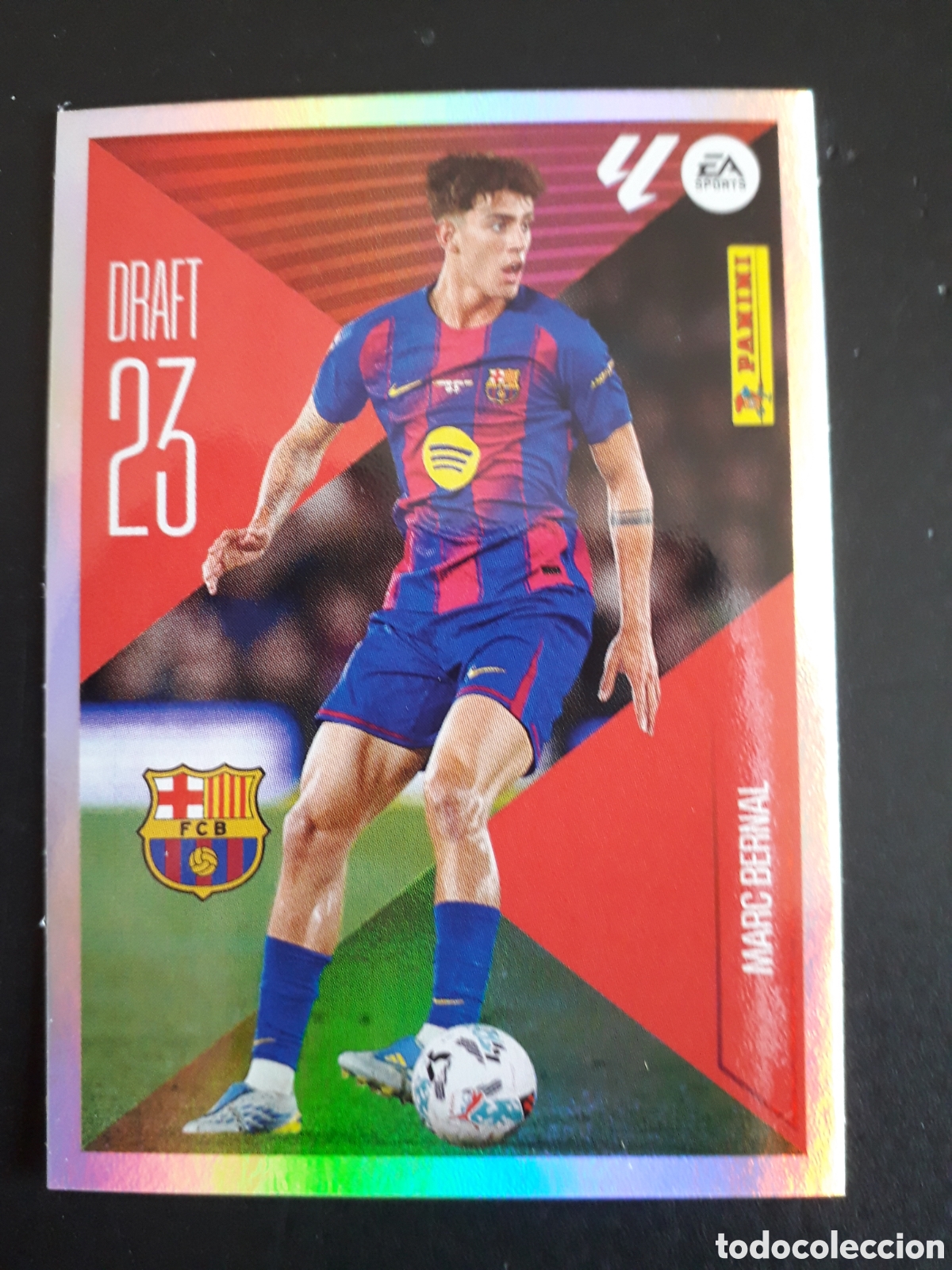 Cromos de f&uacute;tbol: MARC BERNAL, FC BARCELONA, DRAFT 23 N&deg; 15 ED ESTE 2026 2027 26 27 SIN PEGAR PEDIDO M&Iacute;NIMO 3&euro;