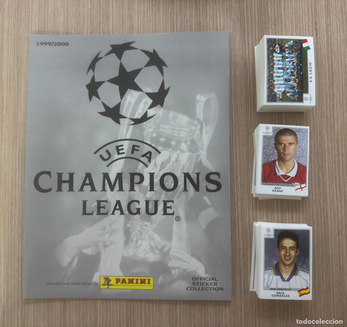 Cartes &agrave; collectionner de Football: COLECCION COMPLETA Y SIN PEGAR NUEVOS DE SOBRE CHAMPIONS LEAGUE TEMPORADA 1999 2000 99 00 PANINI