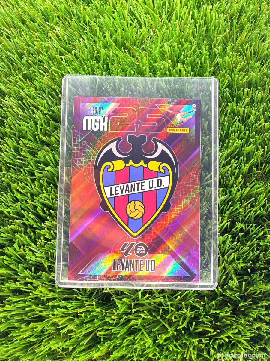 Cromos de f&uacute;tbol: N&ordm; 199 Escudo Levante UD Megacracks 26 27