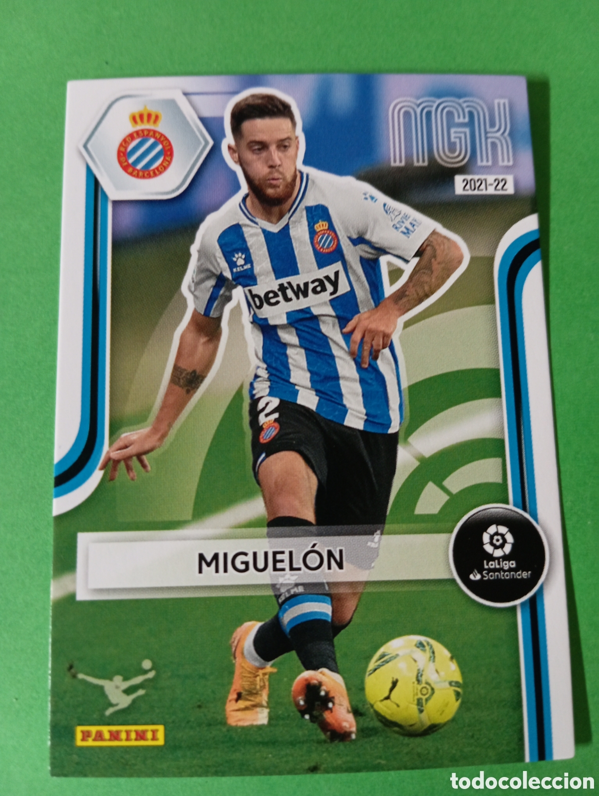 Cromos de Futebol: Miguel&oacute;n Espanyol n&deg;148 / PANINI MEGACRACKS 2021/2022