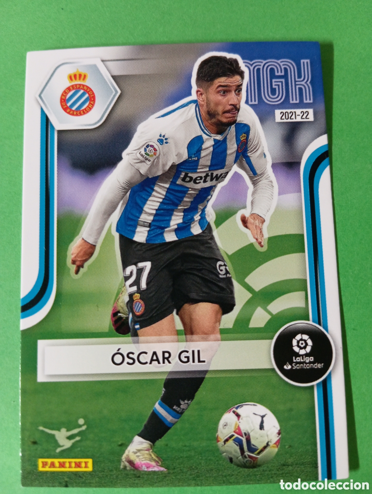 Cromos de Futebol: &Oacute;scar Gil Espanyol n&deg;149 / PANINI MEGACRACKS 2021/2022