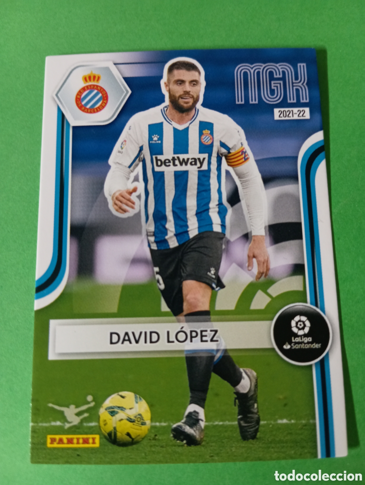 Figurine di Calcio: David L&oacute;pez Espanyol n&deg;152 / PANINI MEGACRACKS 2021/2022