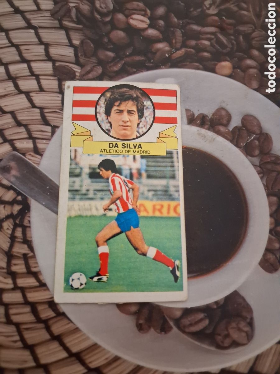 Cromos de f&uacute;tbol: Liga este 85 86 da Silva fichaje N 34 del atl&eacute;tico de Madrid recuperado del &aacute;lbum ver fotos