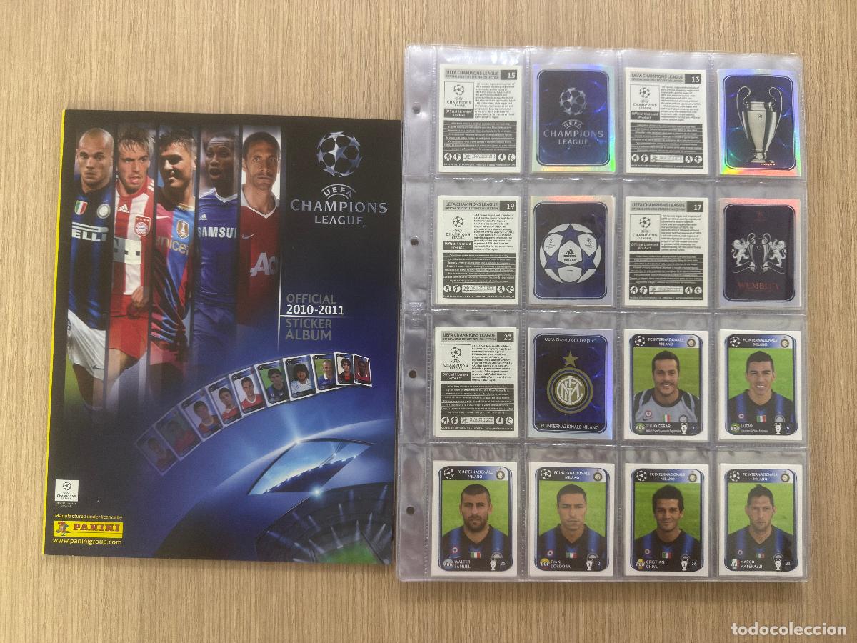Figurine di Calcio: COLECCION COMPLETA Y SIN PEGAR NUEVOS DE SOBRE CHAMPIONS LEAGUE TEMPORADA 2010 2011 10 11 PANINI