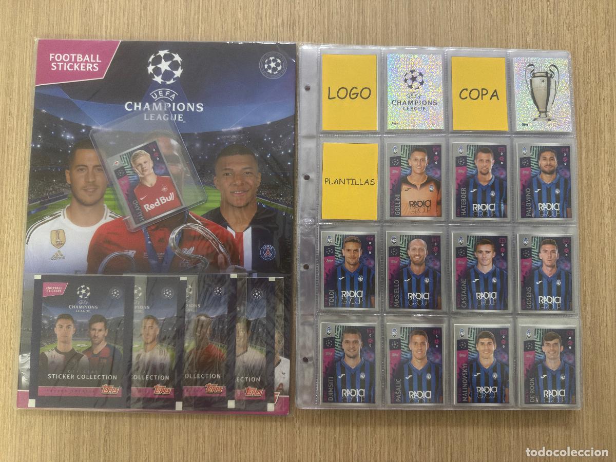 Figurine di Calcio: COLECCION COMPLETA Y SIN PEGAR NUEVOS DE SOBRE CHAMPIONS LEAGUE TEMPORADA 2019 2020 19 20 TOPPS