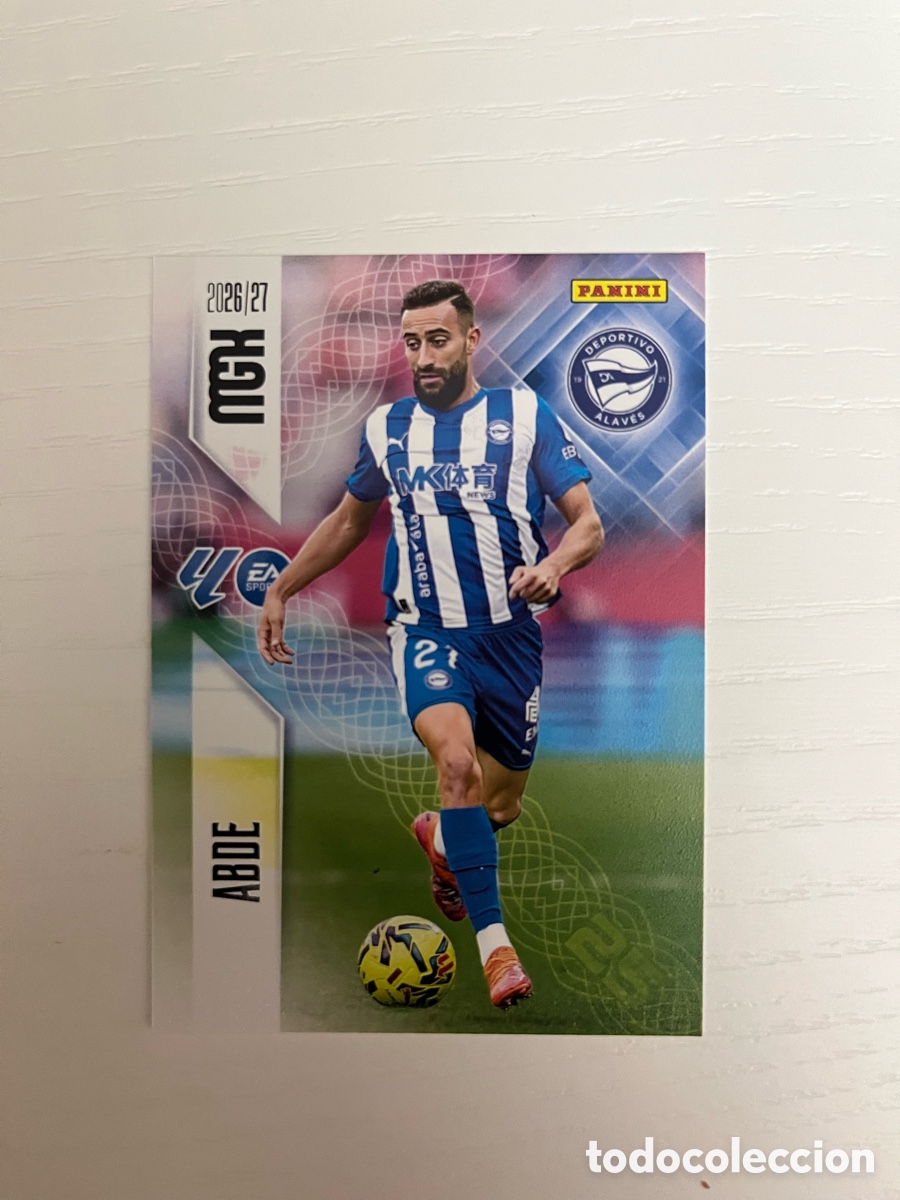 Cromos de f&uacute;tbol: 34 ABDE MEGACRACKS MGK 2026 2027 26 27 ALAV&Eacute;S