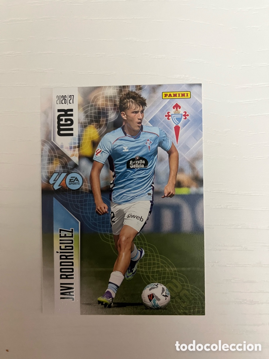Cromos de f&uacute;tbol: 114 JAVI RODR&Iacute;GUEZ MEGACRACKS MGK 2026 2027 26 27 CELTA DE VIGO