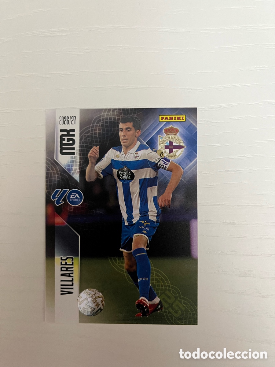 Cromos de f&uacute;tbol: 136 VILLARES MEGACRACKS MGK 2026 2027 26 27 DEPORTIVO DE A CORU&Ntilde;A