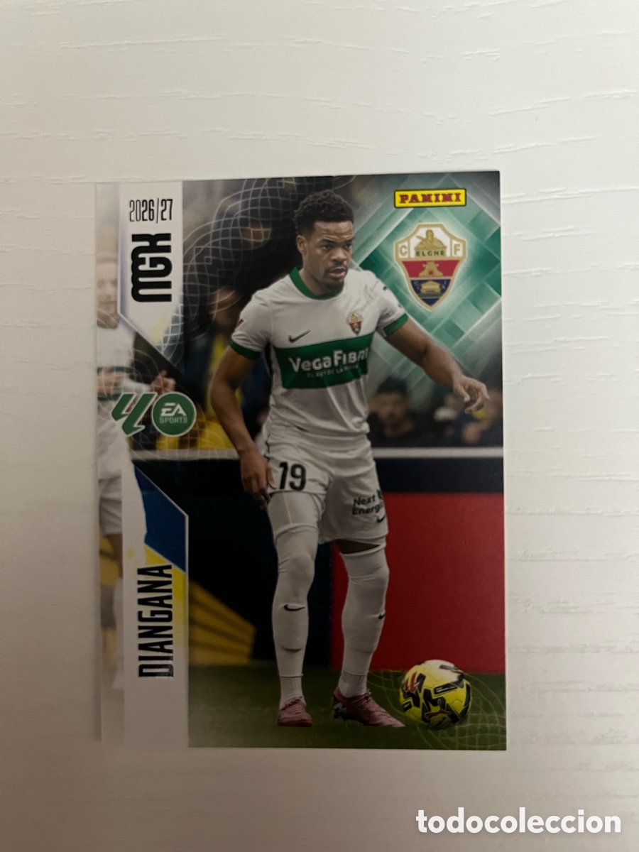 Cromos de f&uacute;tbol: 160 DIANGANA MEGACRACKS MGK 2026 2027 26 27 ELCHE CF