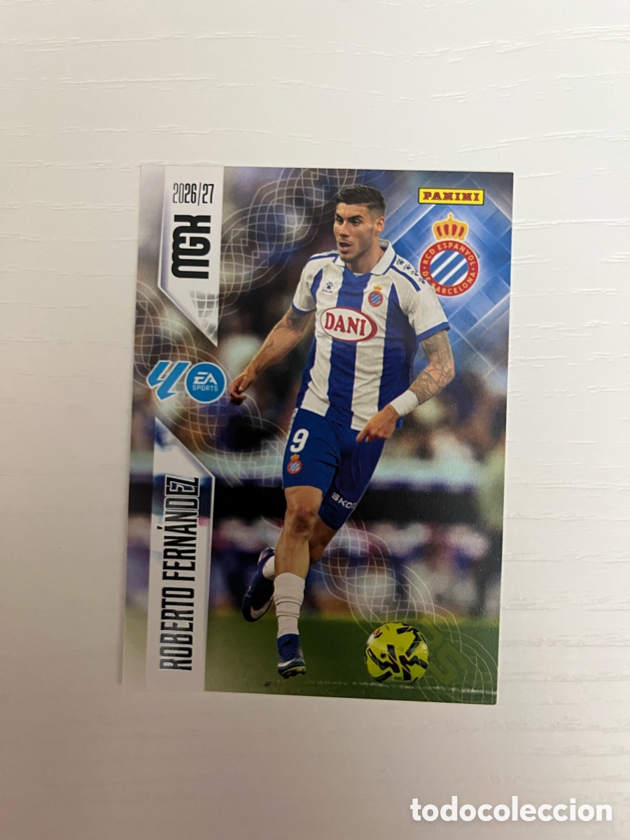 Cromos de f&uacute;tbol: 178 ROBERTO FERN&Aacute;NDEZ MEGACRACKS MGK 2026 2027 26 27 ESPANYOL ESPA&Ntilde;OL