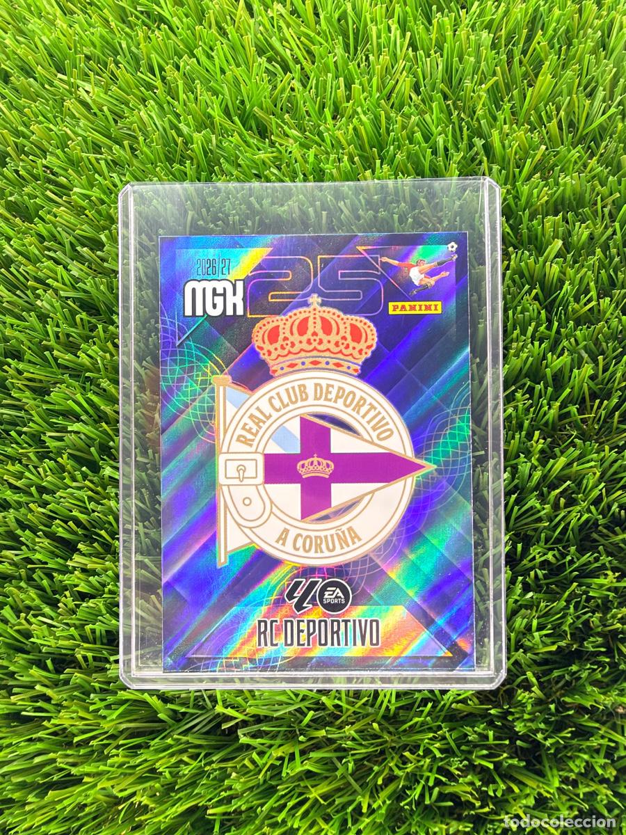 Cromos de f&uacute;tbol: N&ordm; 127 Escudo RC Deportivo Megacracks 26 27