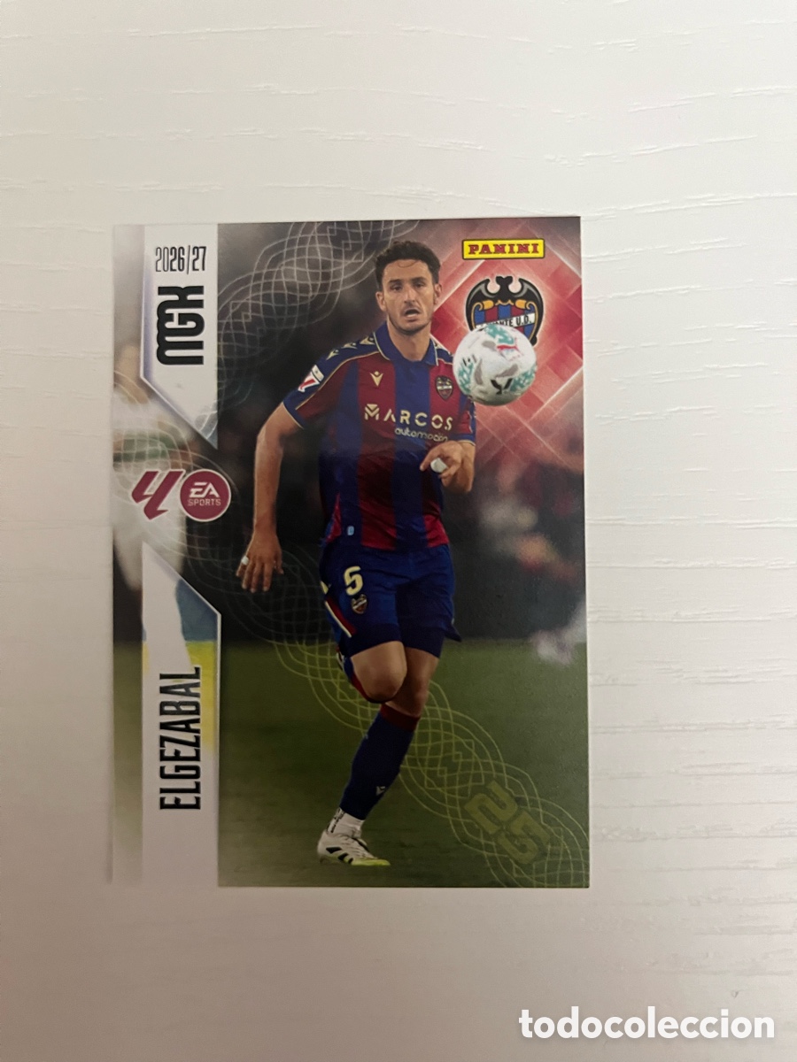 Cromos de f&uacute;tbol: 204 Elgezabal MEGACRACKS MGK 2026 2027 26 27 LEVANTE