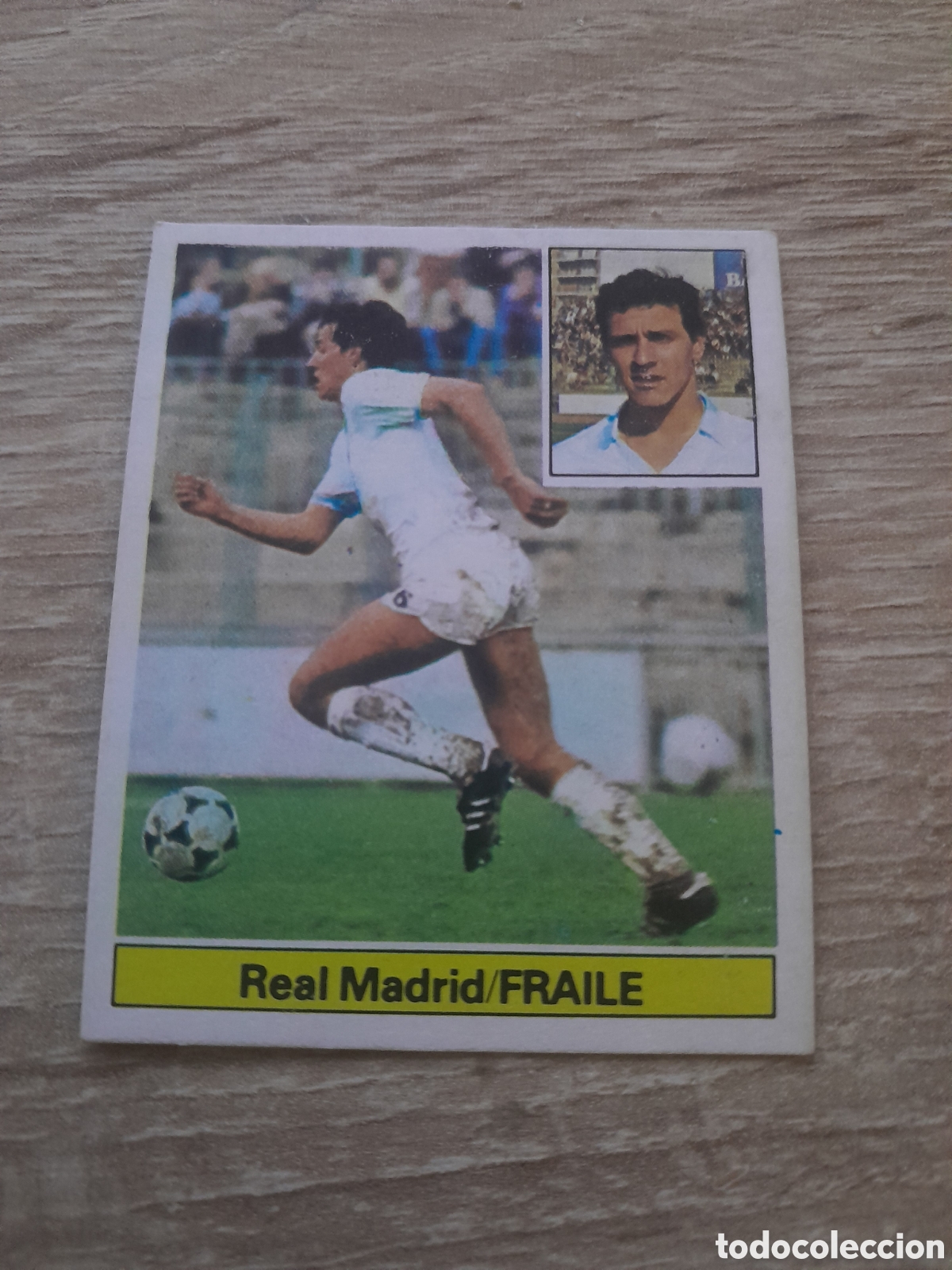 Football Stickers: ediciones este 1981 1982 fraile n&ordm; 10 real madrid 1981-82