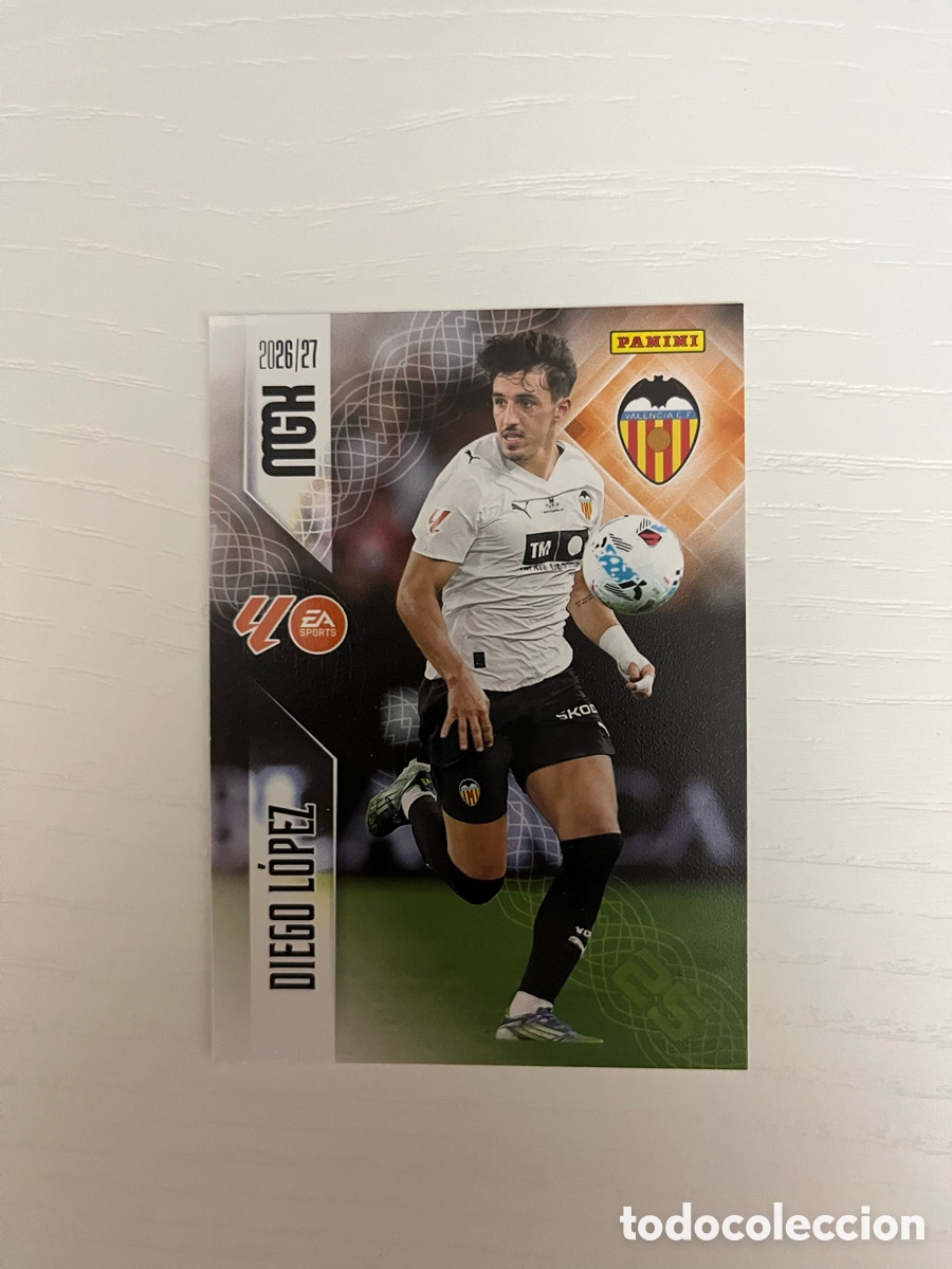 Football Stickers: 359 DIEGO L&Oacute;PEZ MEGACRACKS MGK 2026 2027 26 27 VALENCIA CF