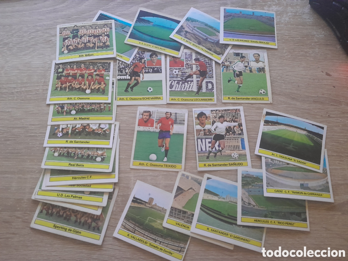 Football Stickers: lote 25 cromos ediciones este 1981 1982 despegados 1981-82
