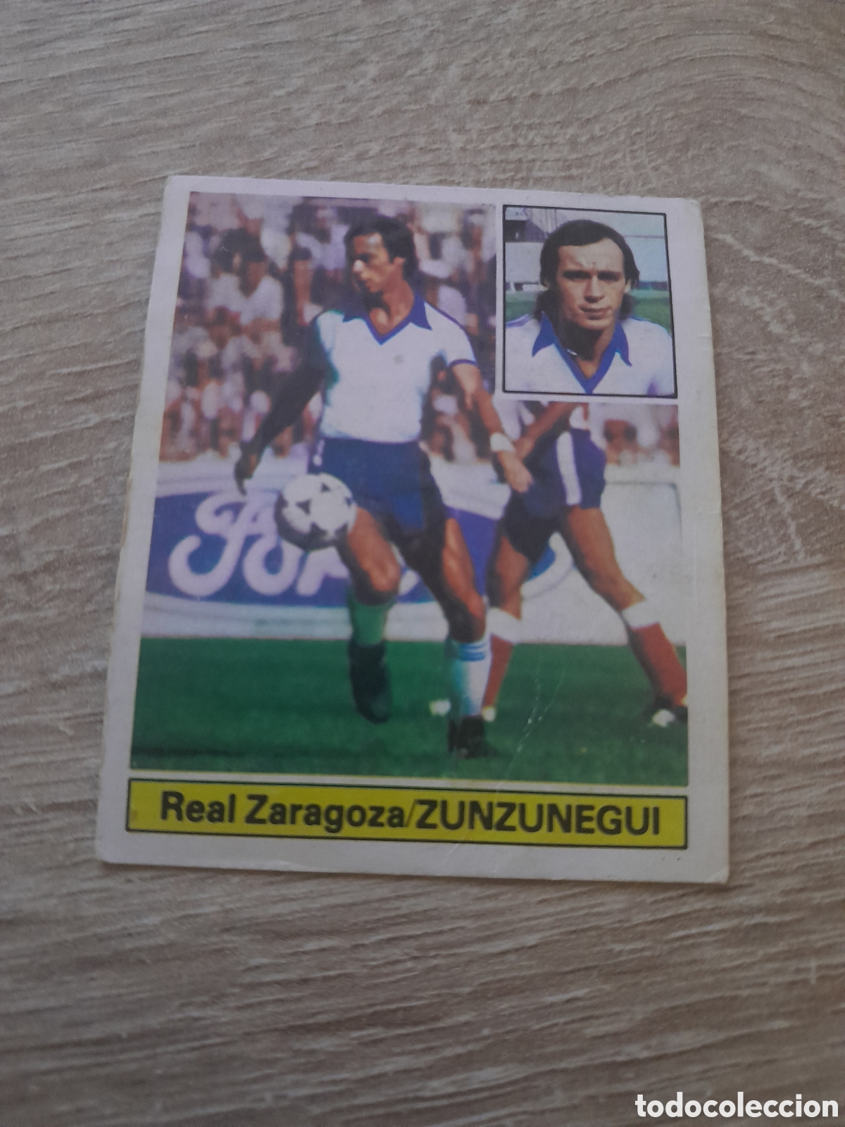 Figurine di Calcio: FICHAJE 3 ZUNZUNEGUI ZARAGOZA - EDICIONES ESTE 1981-82 - DESPEGADO - 81/82