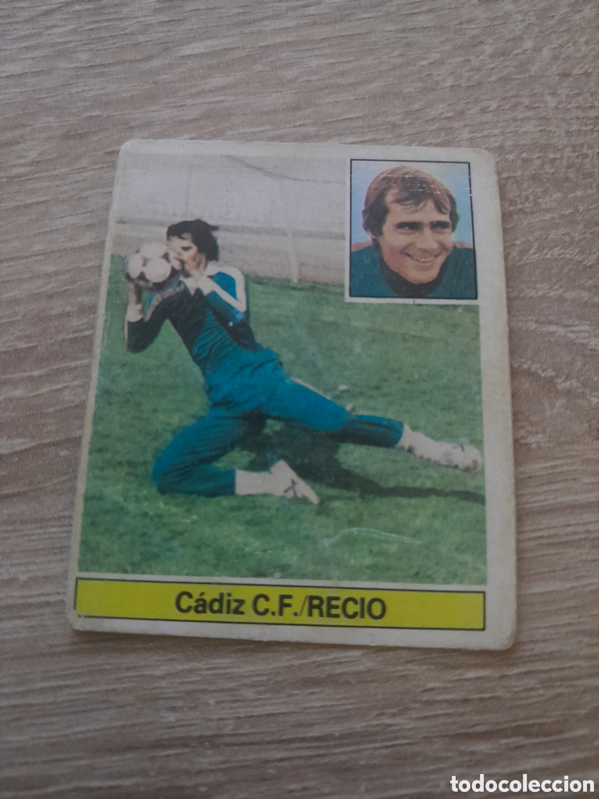Cromos de f&uacute;tbol: Cromo f&uacute;tbol liga 81 82 1981 1982 ediciones este baja Recio C&aacute;diz