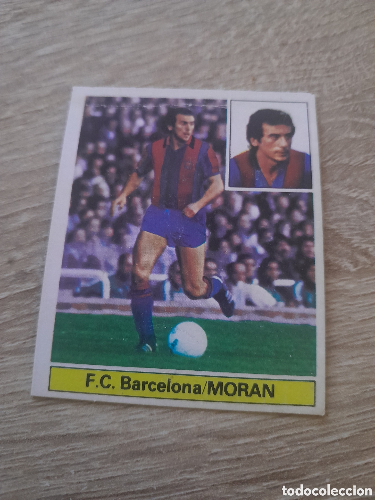 Cromos de f&uacute;tbol: Cromo f&uacute;tbol liga 81 82 1981 1982 ediciones este moran barcelona publico version