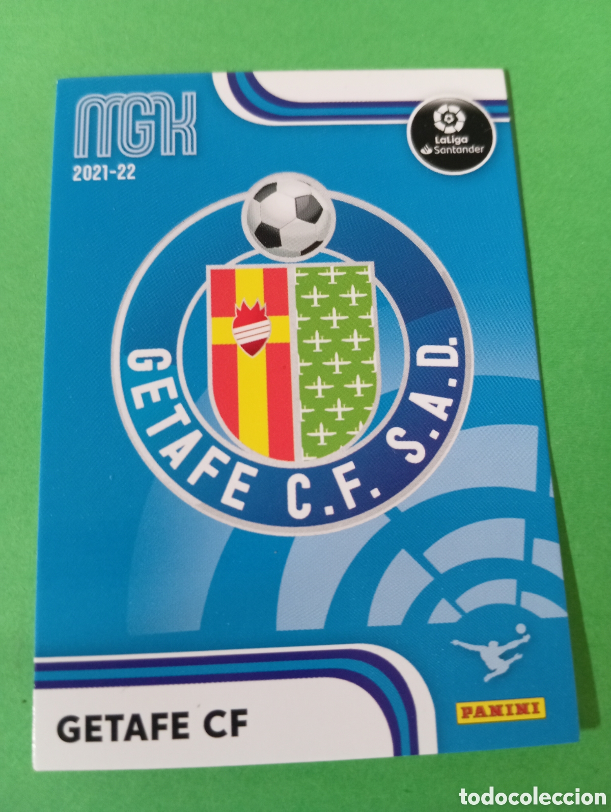 Cromos de f&uacute;tbol: Escudo del Getafe n&deg;163 / PANINI MEGACRACKS 2021/2022