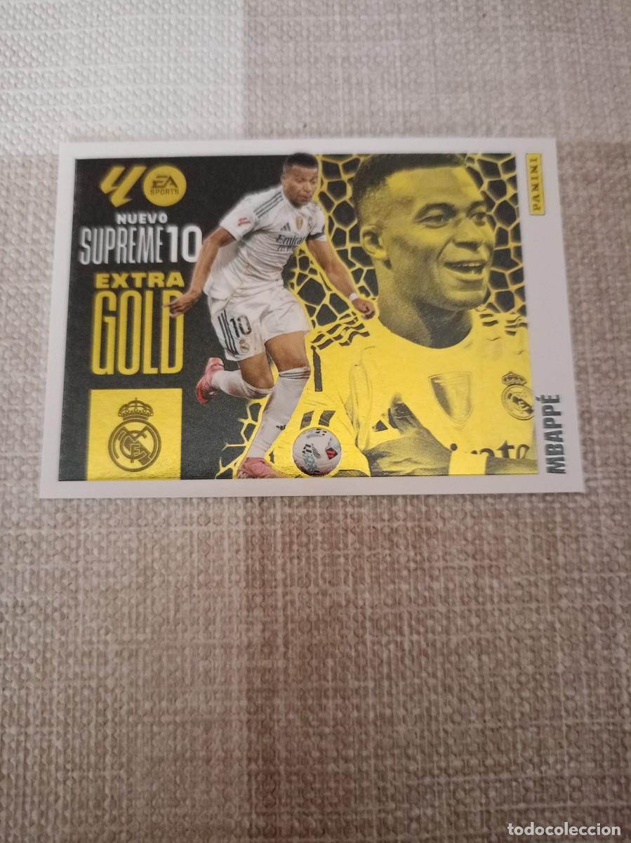 Cromos de f&uacute;tbol: Liga este Extra Gold supreme 10 MBAPP&Eacute; 2025-26