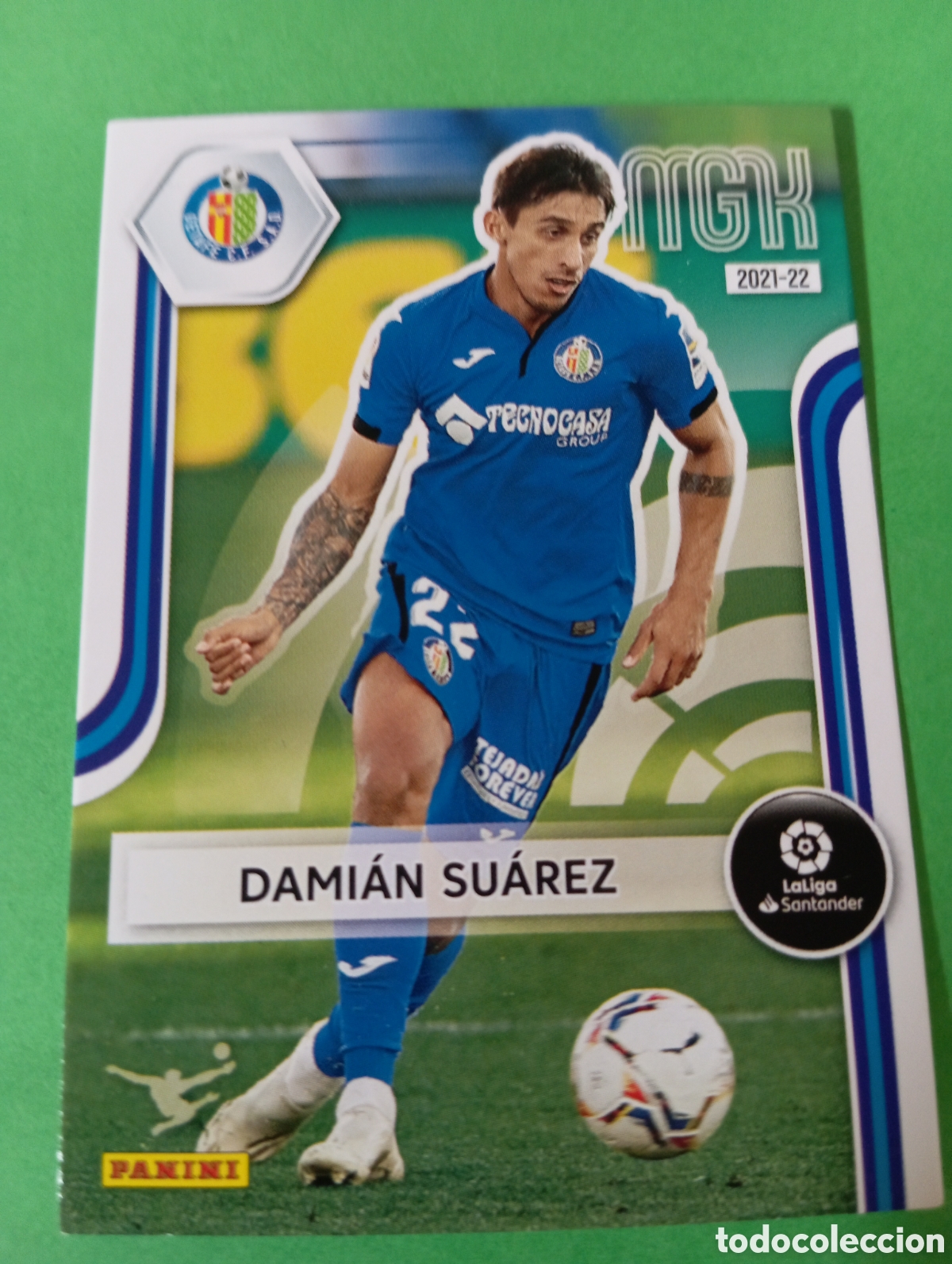 Cromos de f&uacute;tbol: Dami&aacute;n Su&aacute;rez Getafe n&deg;166 / PANINI MEGACRACKS 2021/2022