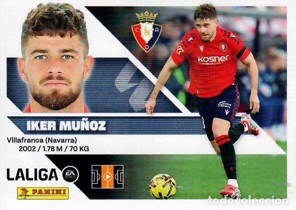 Fu&szlig;ball-Sticker: CROMO PANINI LIGA 26 27 - N&ordm; 13 B - IKER MU&Ntilde;OZ - OSASUNA