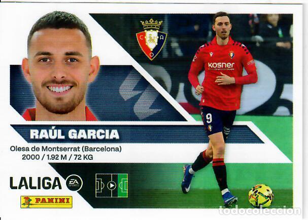 Fu&szlig;ball-Sticker: CROMO PANINI LIGA 26 27 - N&ordm; 18 - RA&Uacute;L GARC&Iacute;A - OSASUNA