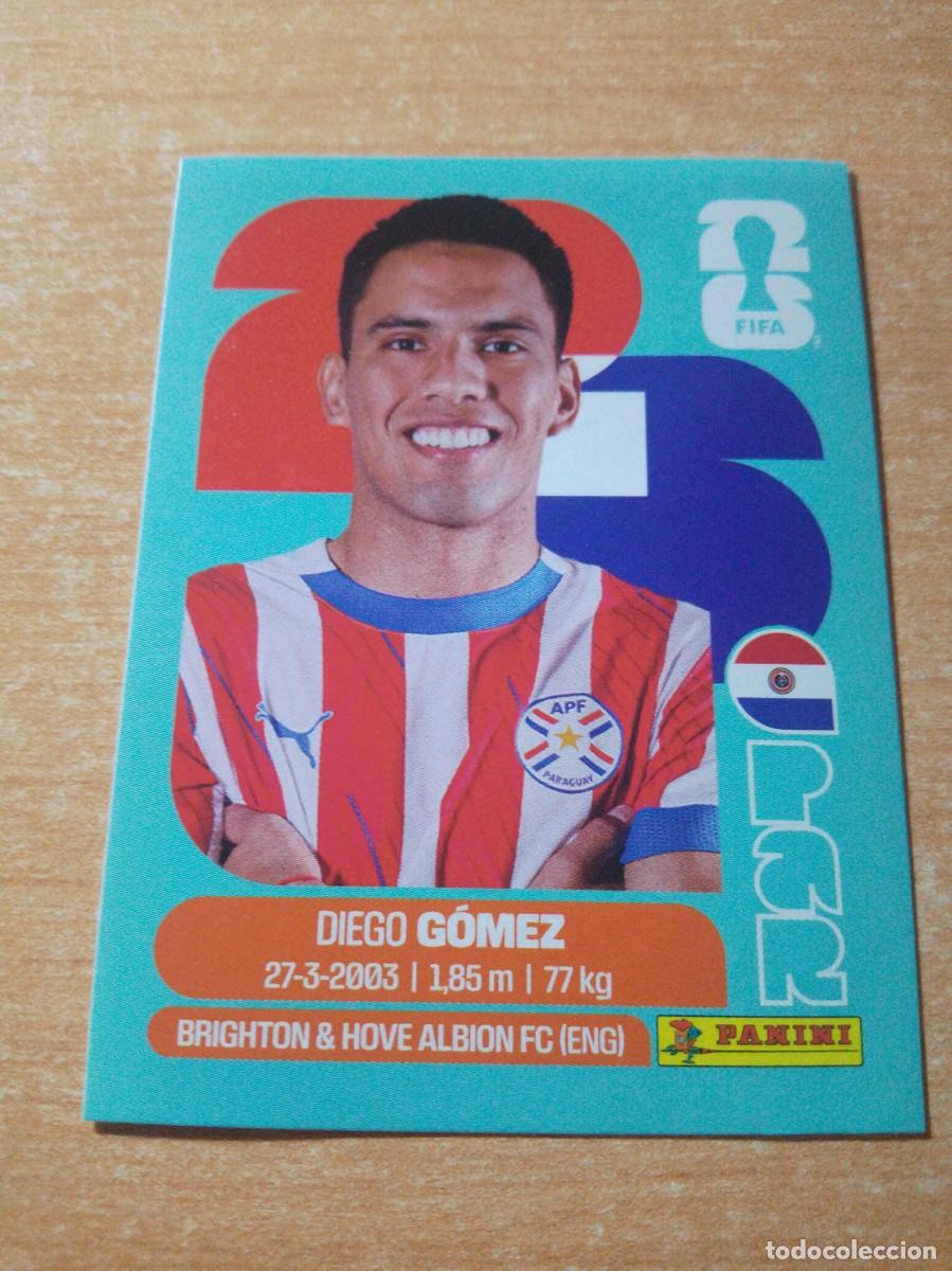 Fu&szlig;ball-Sticker: PAR 10 GOMEZ PARAGUAY MUNDIAL FIFA WORLD CUP 2026 26 PANINI STICKERS NUEVO