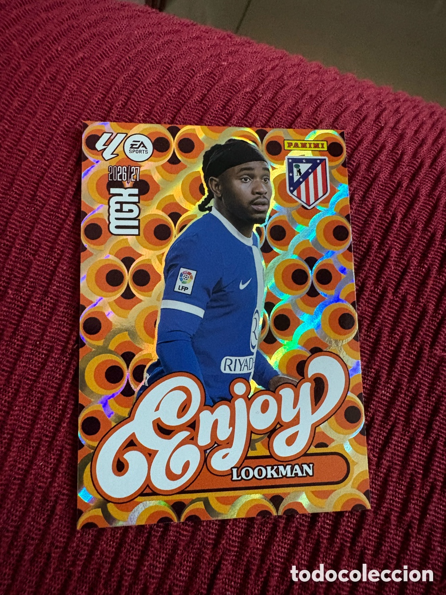 Cromos de f&uacute;tbol: 385 Lookman Atl&eacute;tico de Madrid Enjoy Megacracks 2026/27 26/27