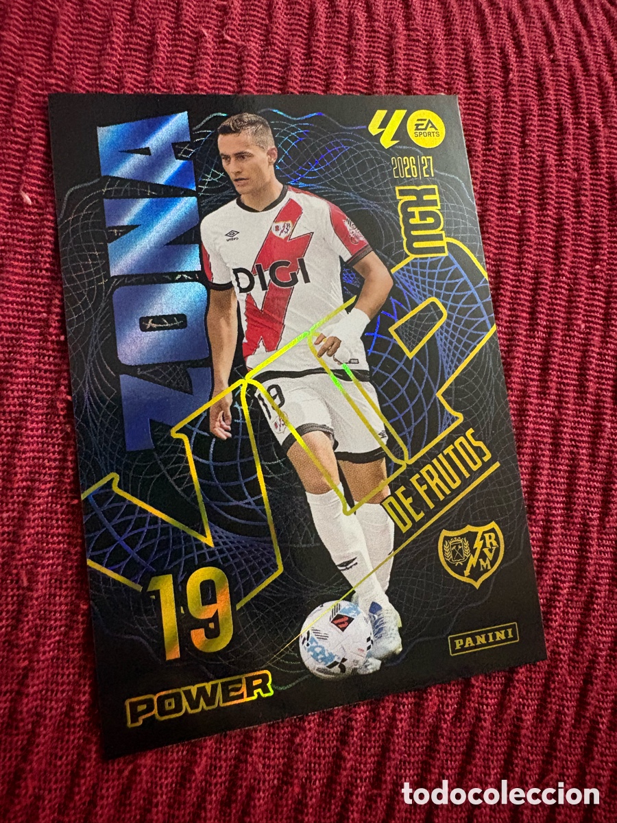 Cromos de f&uacute;tbol: N&deg;P392 Zona Vip Power De Frutos Megacracks 26/27