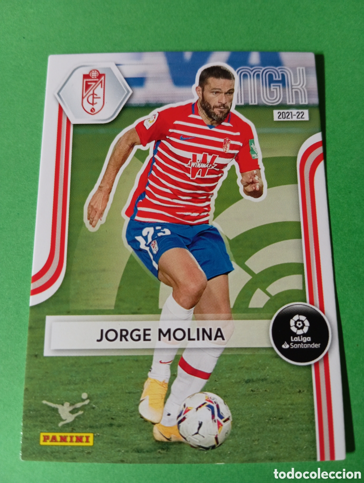 Cromos de f&uacute;tbol: Jorge Molina Granada n&deg;196 / PANINI MEGACRACKS 2021/2022