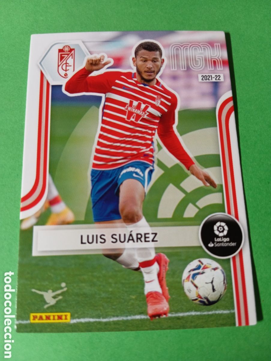 Cromos de f&uacute;tbol: Luis Su&aacute;rez Granada n&deg;198 / PANINI MEGACRACKS 2021/2022