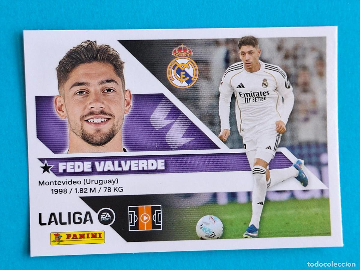 Football Stickers: #12 FEDE VALVERDE (Real Madrid) - PANINI Liga ESTE 2026-27 Sticker