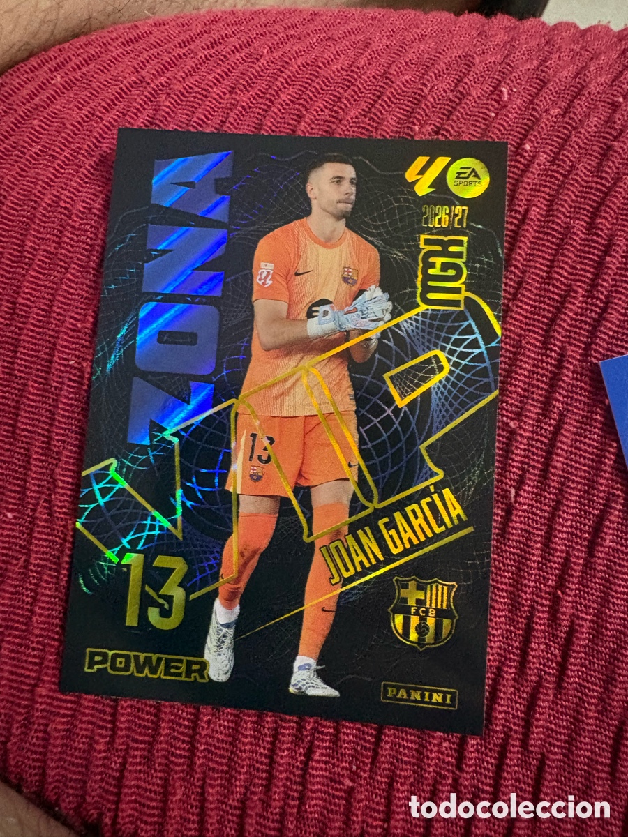 Cromos de f&uacute;tbol: Megacracks 26/27. 399P- Joan Garc&iacute;a. Barcelona. Zona VIP power.