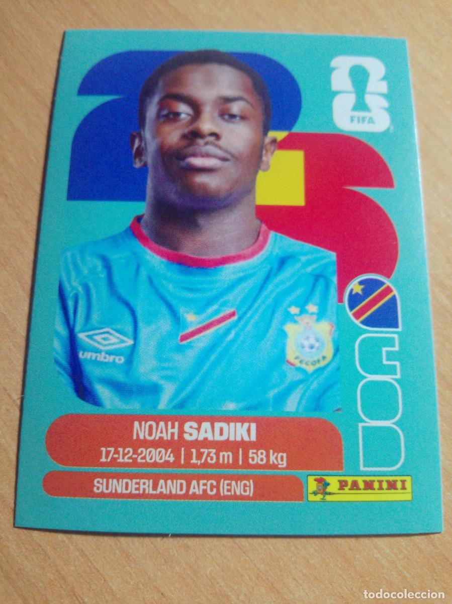 Cromos de f&uacute;tbol: COD 12 SADIKI REPUBLICA CONGO MUNDIAL FIFA WORLD CUP 2026 26 PANINI STICKERS NUEVO