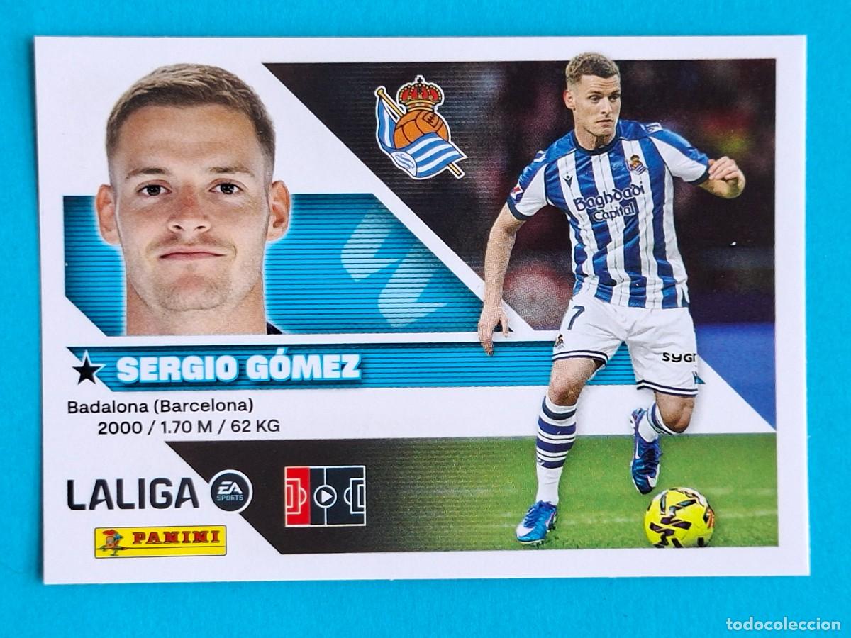 Cromos de f&uacute;tbol: #8 SERGIO G&Oacute;MEZ (Real Sociedad) - PANINI Liga ESTE 2026-27 Sticker